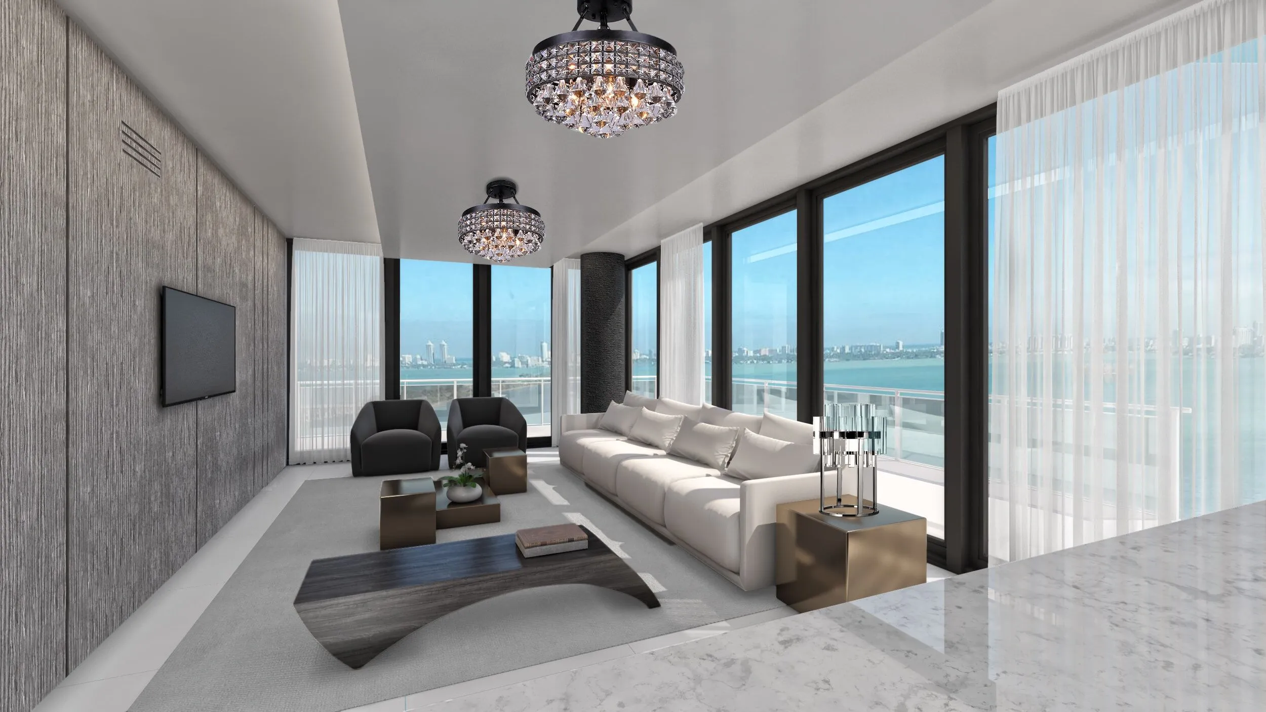 Luxury interior design project by Taize Monteiro and Jallot Design